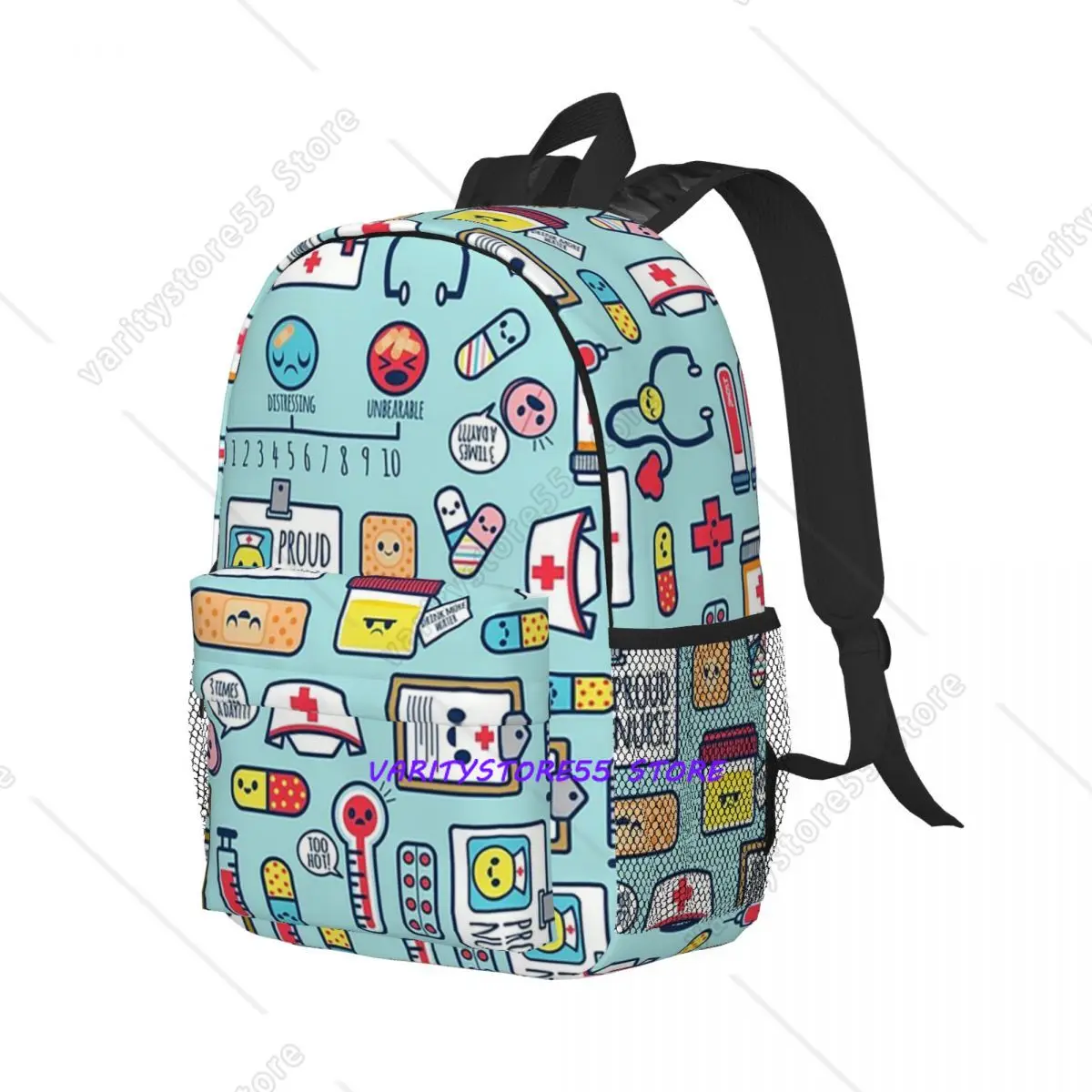 Proud To Be A Nurse Surface Backpack Student Boys Girls BookBag Kids School Bag Computer Shoulder Bags for Men Women