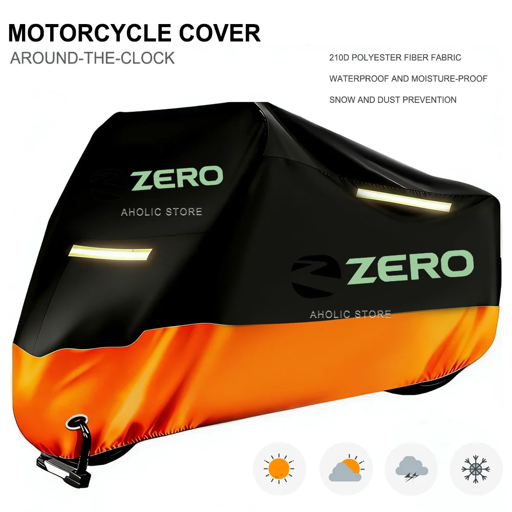 Motorcycle Cover 210D Oxford Waterproof Outdoor Indoor Dustproof Snow Proof UV Protection For ZERO zero dsr x dsrx