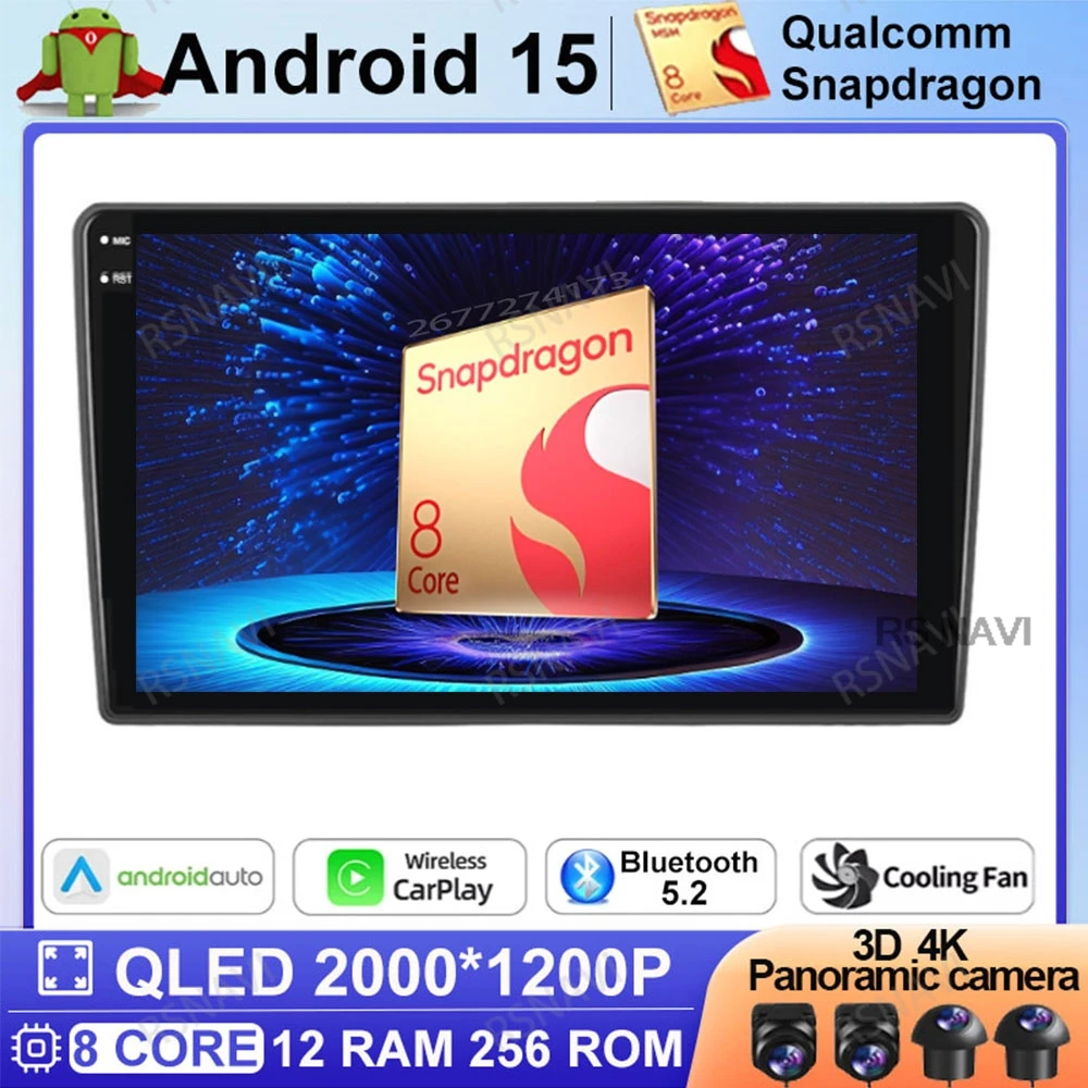 

Автомобильное радио Android 15 для Hyundai I40 2011 2012-2019 Qualcomm DSP Мультимедиа 4G LTE Стерео GPS-навигация 5G WIFI Головное устройство DVD