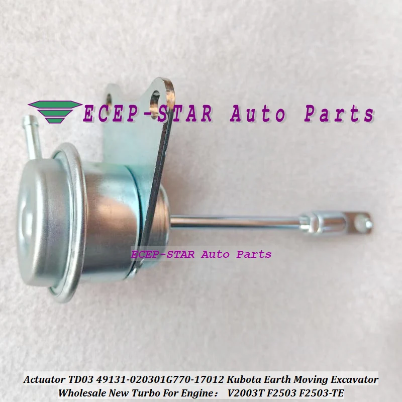 Turbo Actuator TD03 49131-02020 49131-02030 49131-02000 1G770-17012 For Kubota Earth Moving Excavator V2003T F2503 F2503-TE Engi