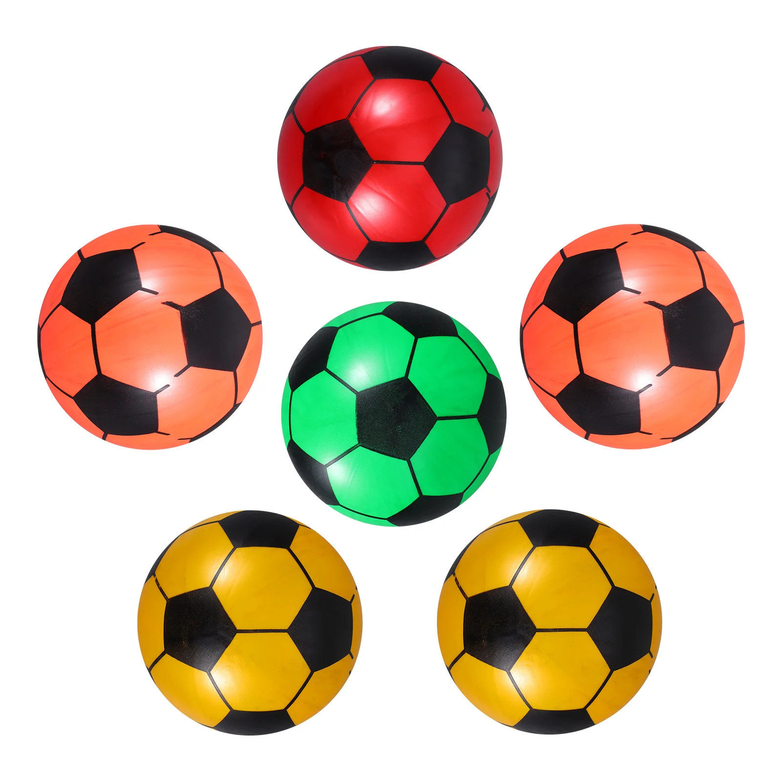 

6 шт. мини-надувной футбольный мяч для детей, мягкие мячи для снятия стресса, бассейн, ванна, игра, обучение координации рук и глаз, футбольный мяч