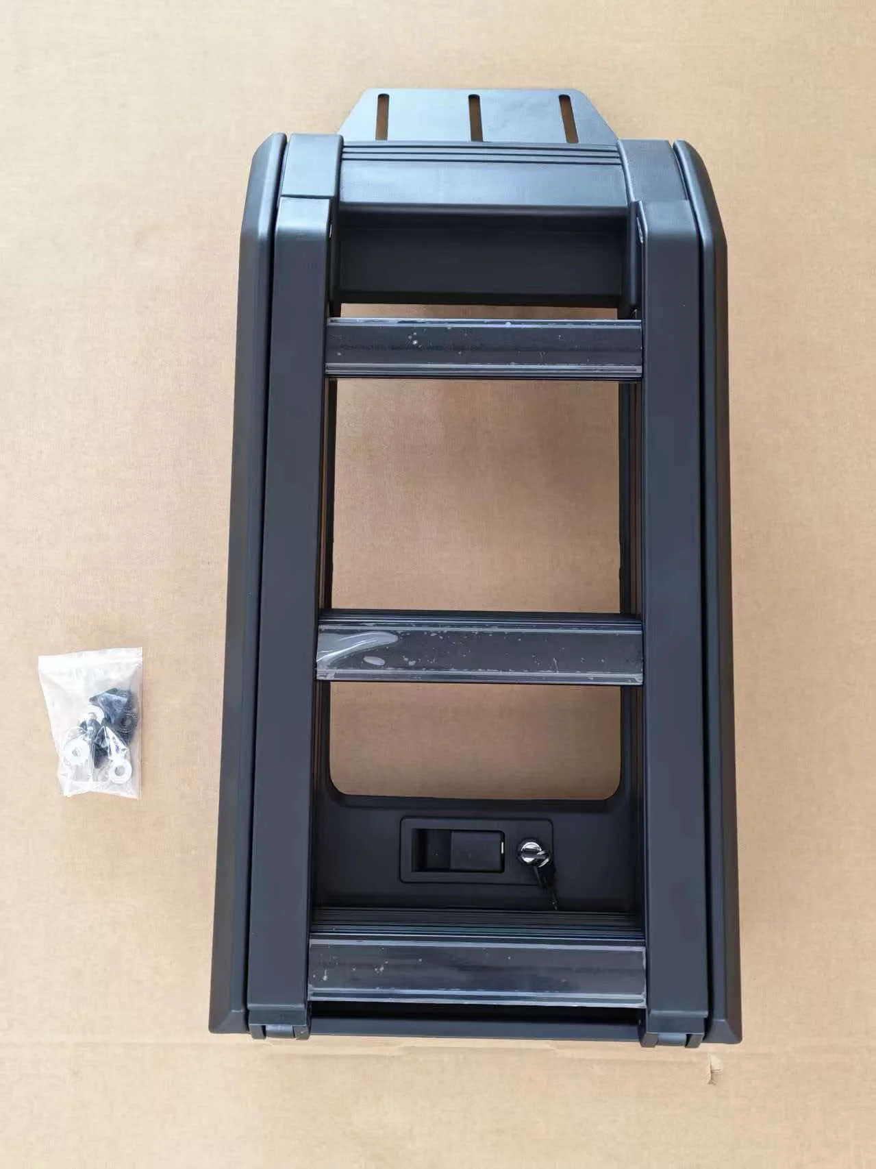 For Aluminum Alloy Car Roof Rack Basket Side Ladder Side Box Suitable for Toyota Prado LC250 2024-2026