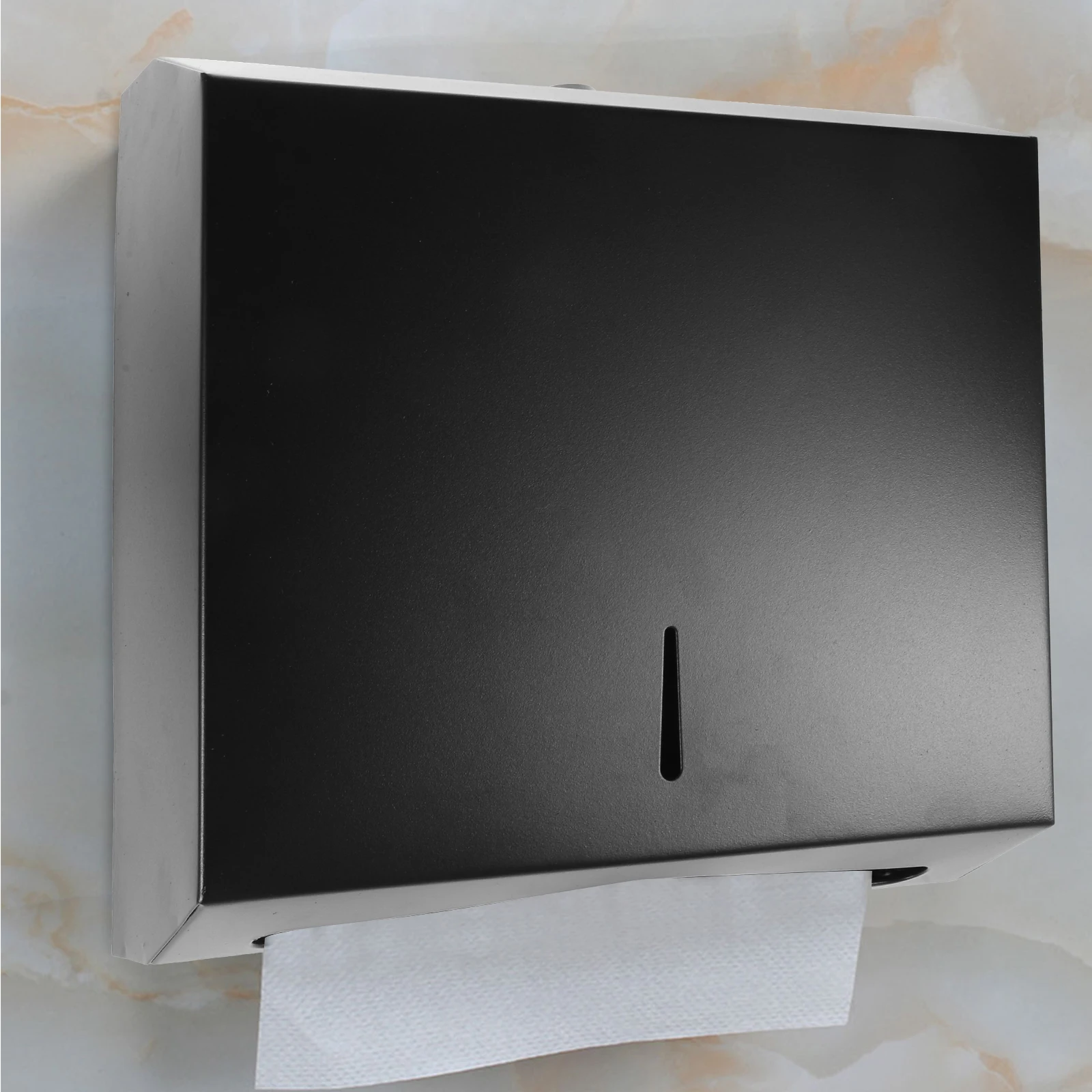 

Stainless Steel Durable Square Design Tissue Box Bathroom Hand Towel Tissue ganizer Rack Paper ganizer Storage