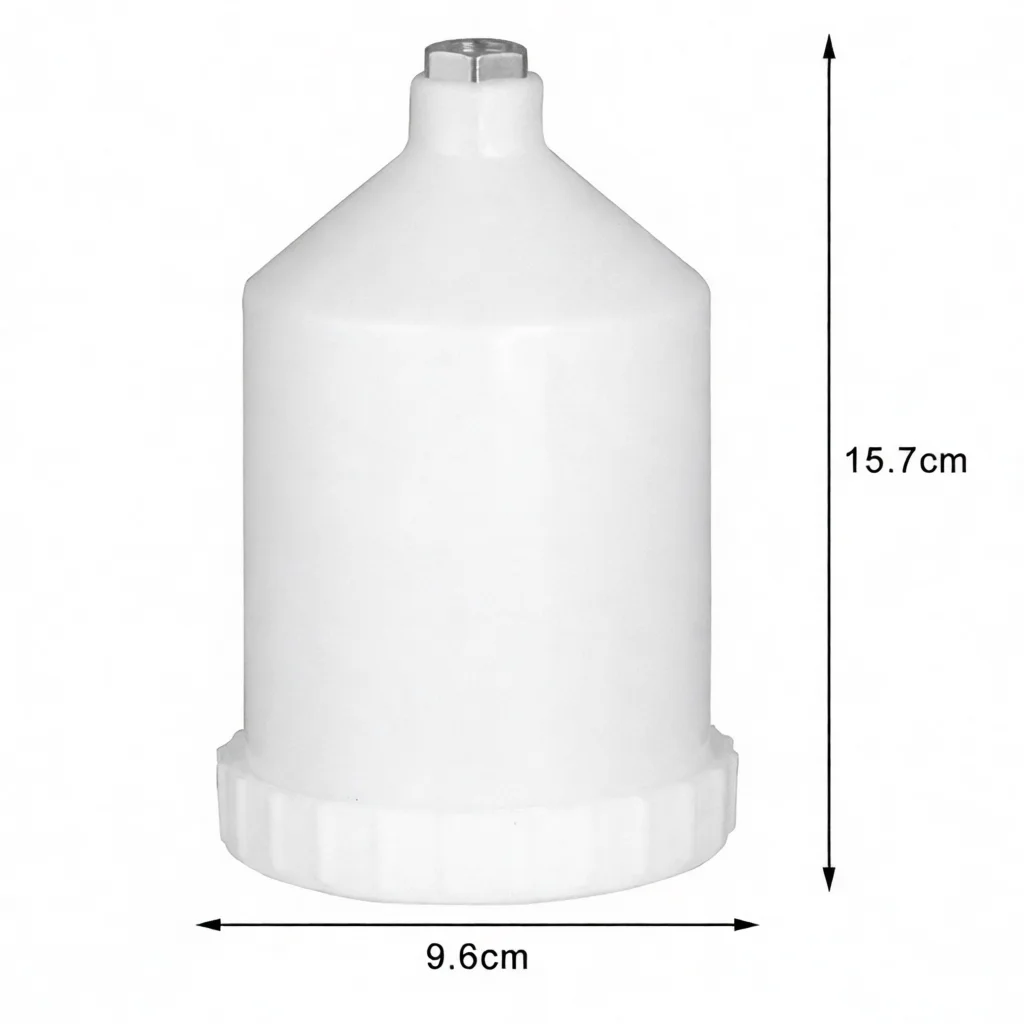 Plastic Gravity Feed Cup For Airbrushing Spray Paint Reservoir Jar Universal Tool For Painting Crafting