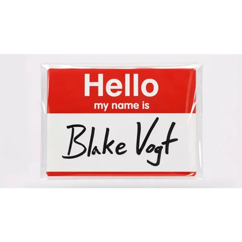 Hello By Blake Vogt Gimmicks Close Up Magic Tricks Beginner Magician Mentalism Magic Props Illusions Creative Trick Street Magia