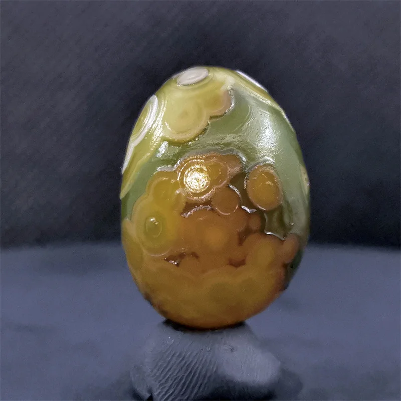 

Flower Eye Agate Natural Beads Jewelry For Diy Agate Beads Pure Natural Stone Colorful Rare And Precious Home Decor Gift B02-17