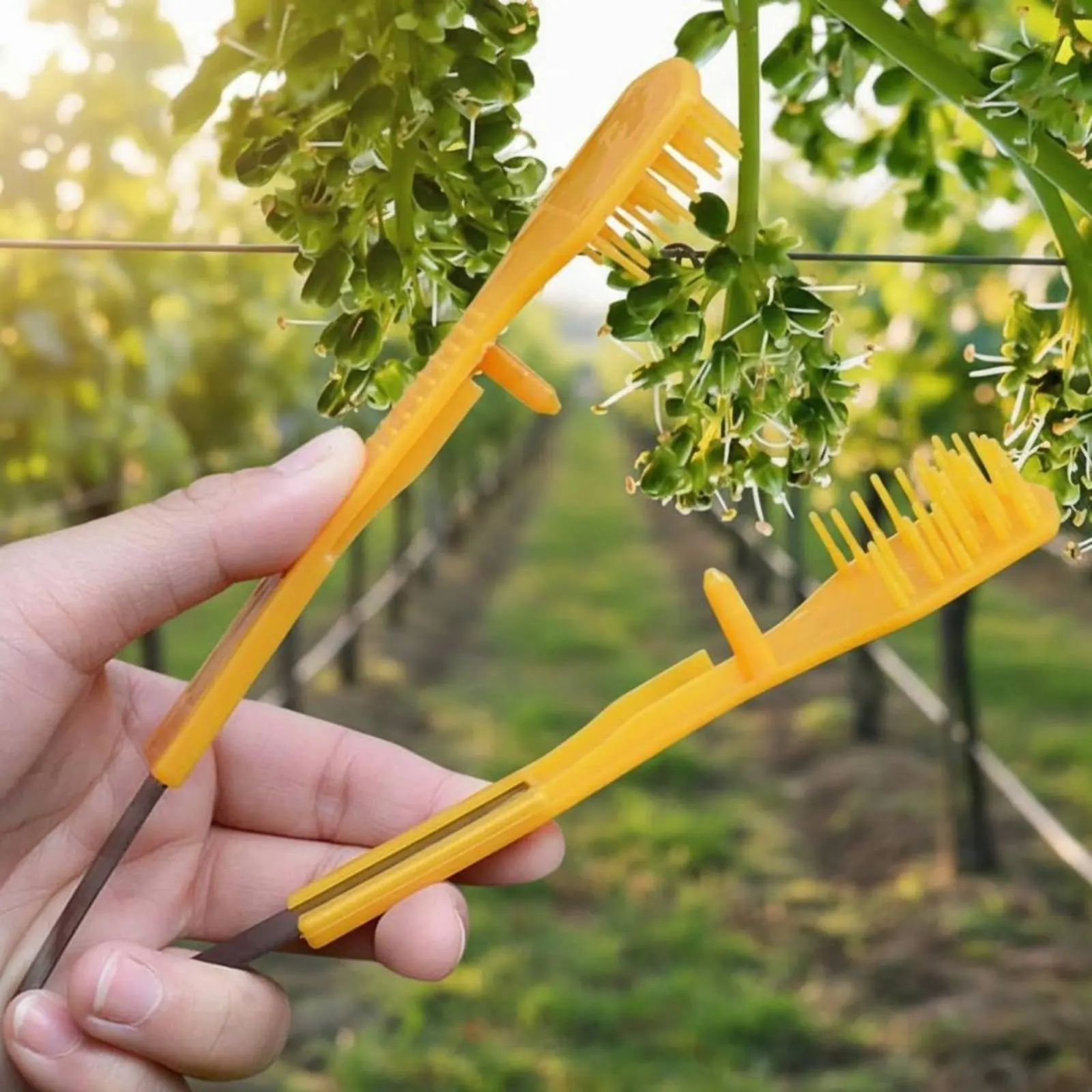 Grapevine Thinning Comb Promotes Larger Fruit Growth Grapevine Flower Pruner Improves Productivity Reduces Labor for Vintners