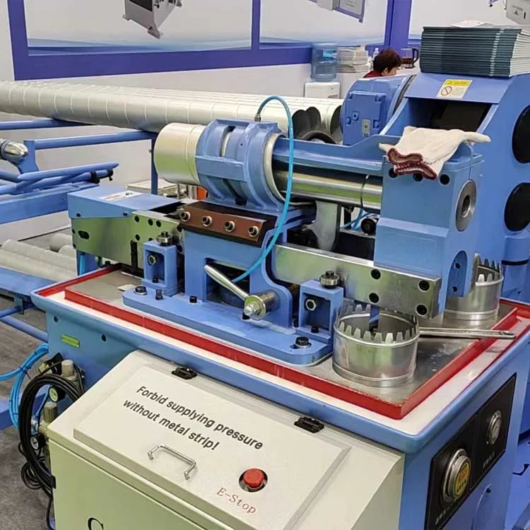 Automatic Spiral Round Air Duct Machine For Buildings Internal Ventilation