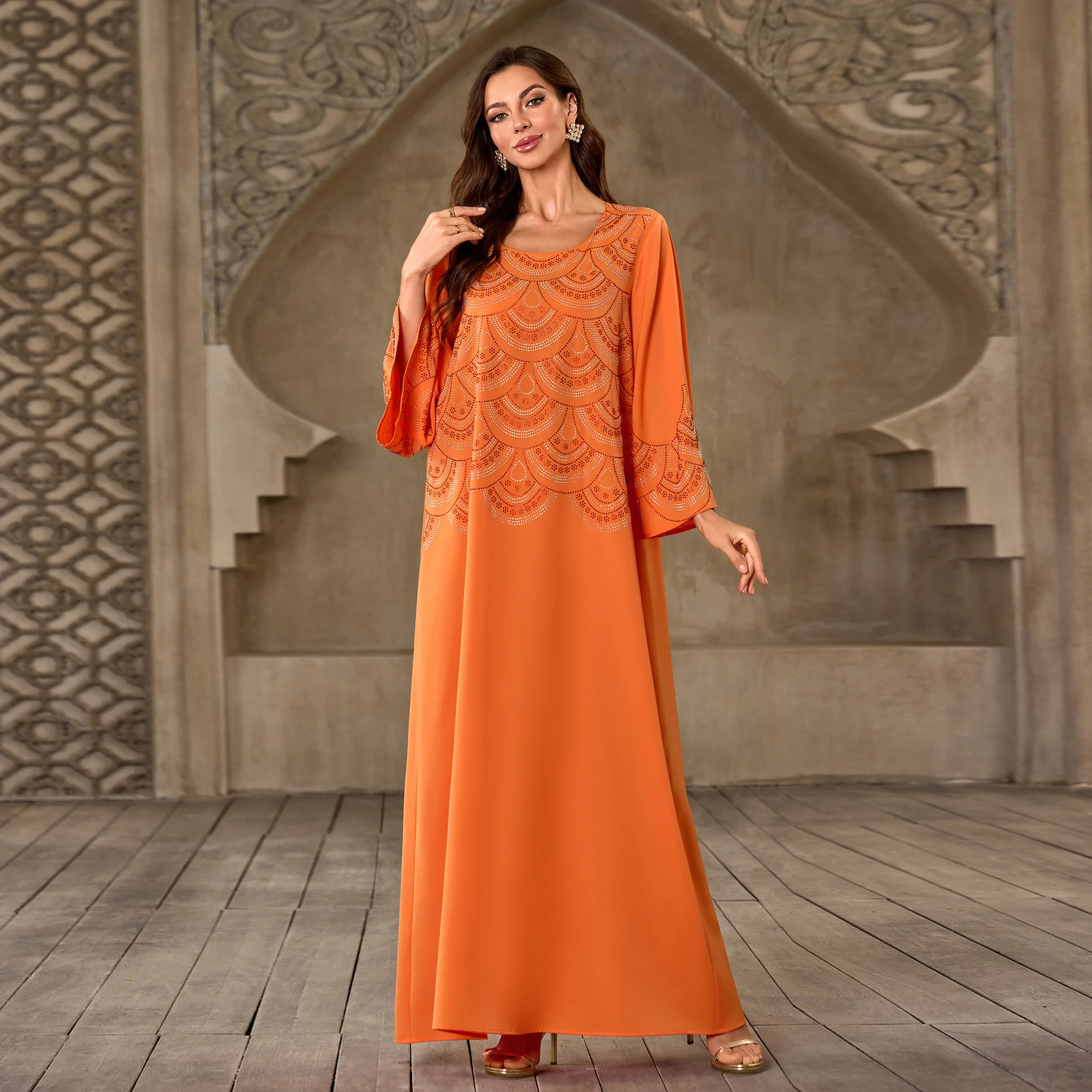 UNI Muslim Party Dress for Women Eid Abaya Jalabiya Morocco Dresses Abayas Kaftan Abaya Islam Vestidos Arab Long Robe