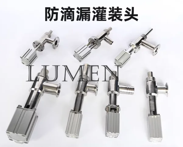 Stainless Steel SUS316/304 Filling machine discharge nozzle paste liquid filling head Filling machine anti drip
