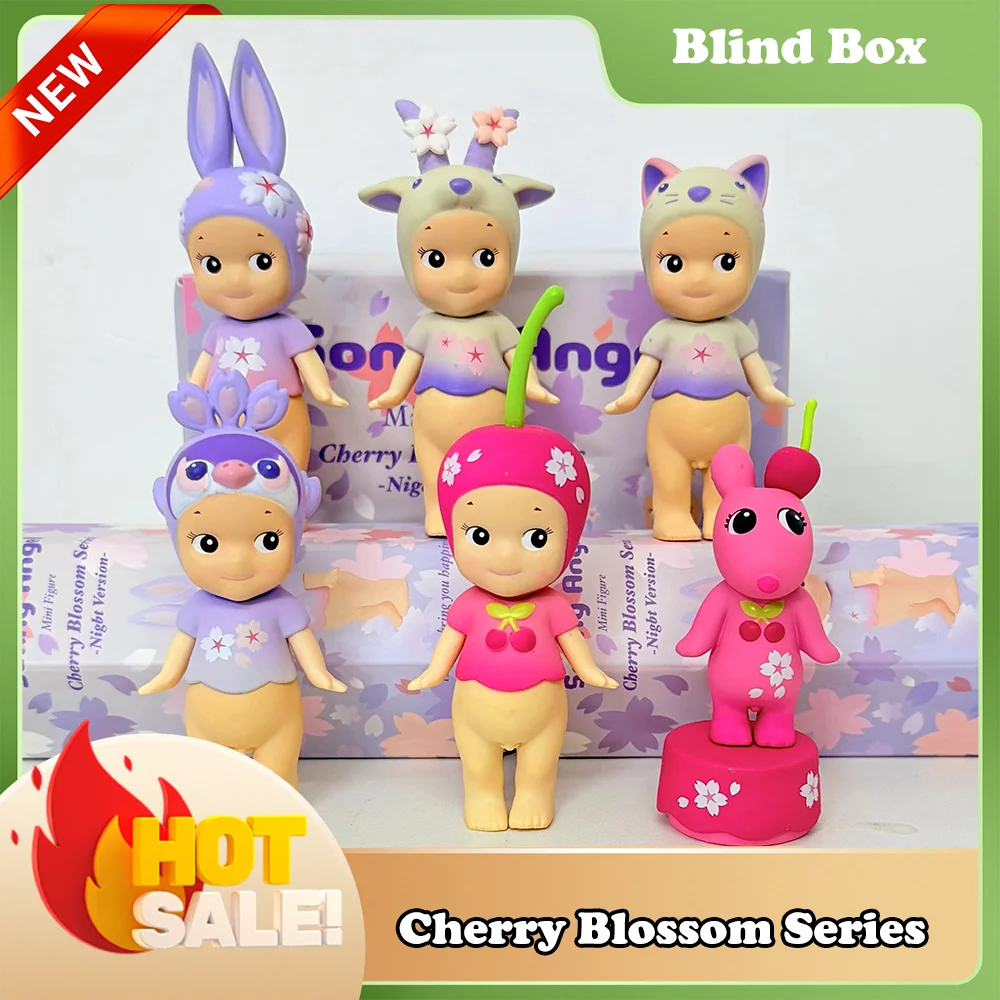 جديد حار جودة عالية سوني الملاك شخصية صغيرة زهر الكرز سلسلة صندوق أعمى لطيف أنيمي صغير ديكور الأطفال مفاجأة هدية #1