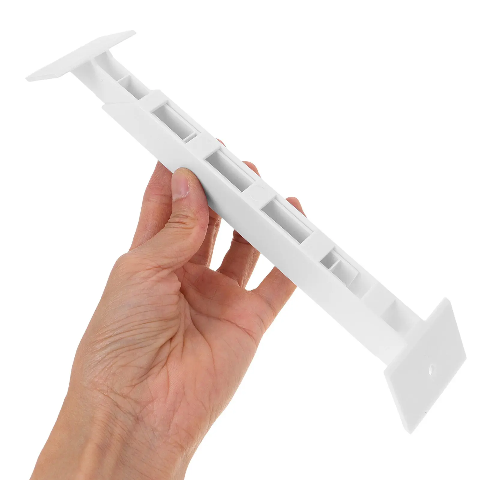 

Rv Bathroom Corner Storage Rod Retractable Telescopic Storage Fixture Adjustable Fixing Rod for Camper Travel Trailer Toiletries