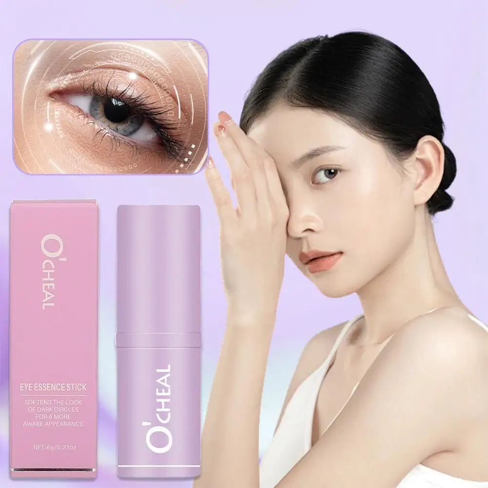 

6g Eye Care Essence Stick Moisturizing Brightening Wrinkle Eye Cream All-in-One Multi Balm Hydrating Cream Korean Skin Care