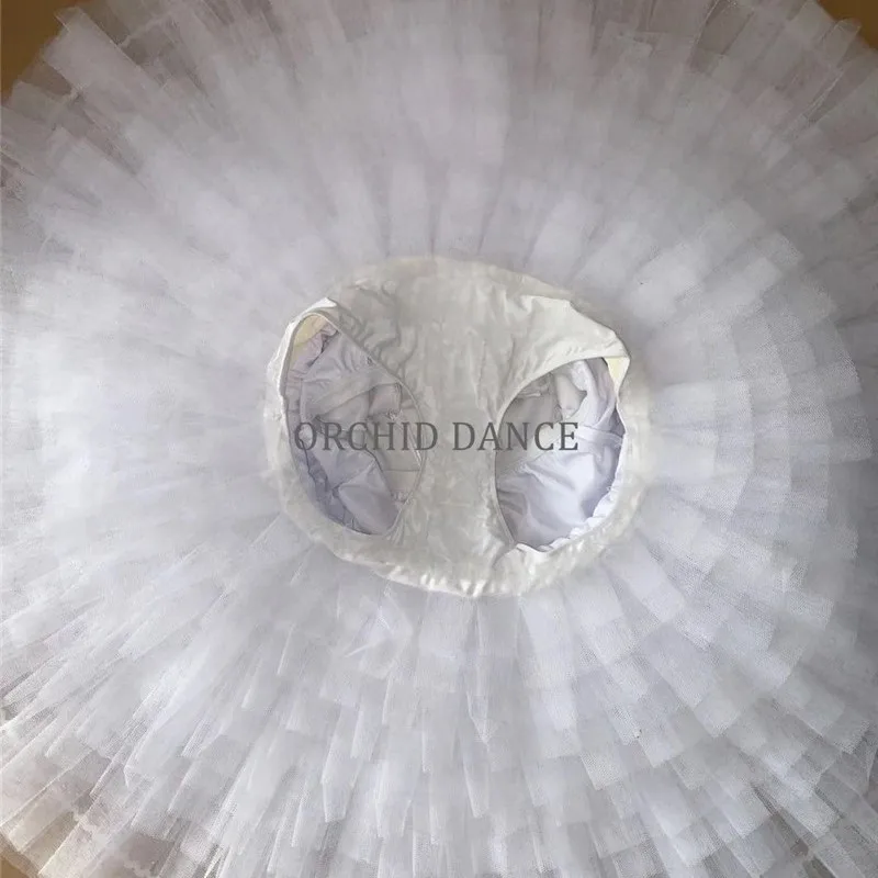 Gorąca Wyprzedaż Wysokiej Jakości Profesjonalny Balerinowy Tutu dla Dorosłych w Białym Kolorze, Szyty na Miarę