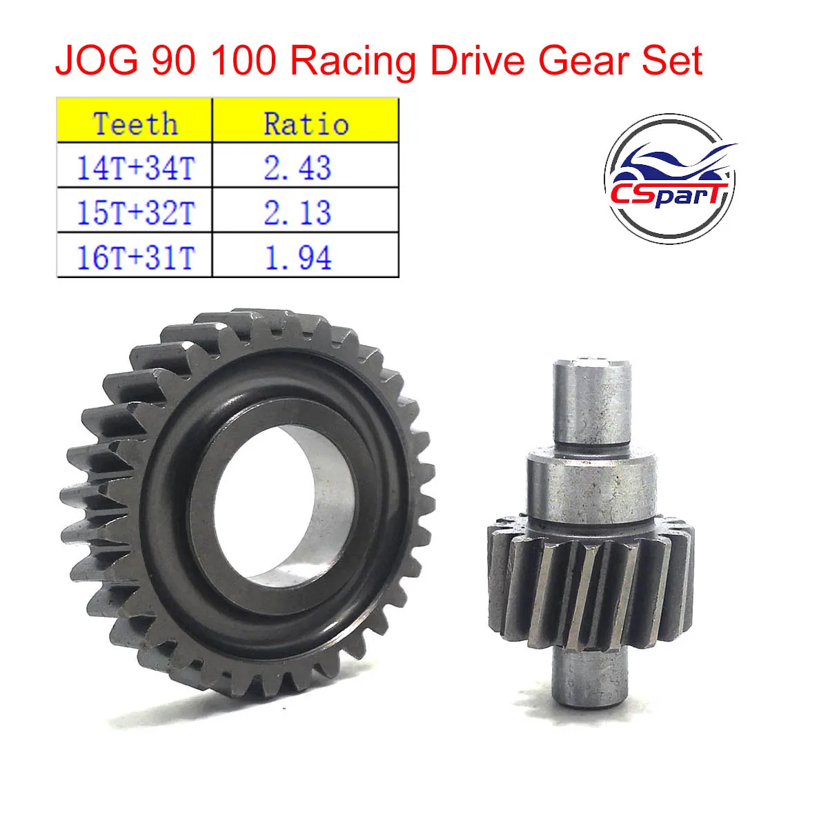 

Racing Final Drive Gear Set JOG 90 100 1P50QMF 1P52QMG 3VP Yamaha