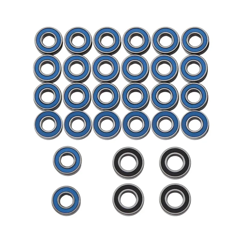 RC Cai 30Pcs Sealed Bearing Kit for Tamiya 1/14 Truck Tractor Trailer Semi Grand Knight King Hauler Upgrade Parts