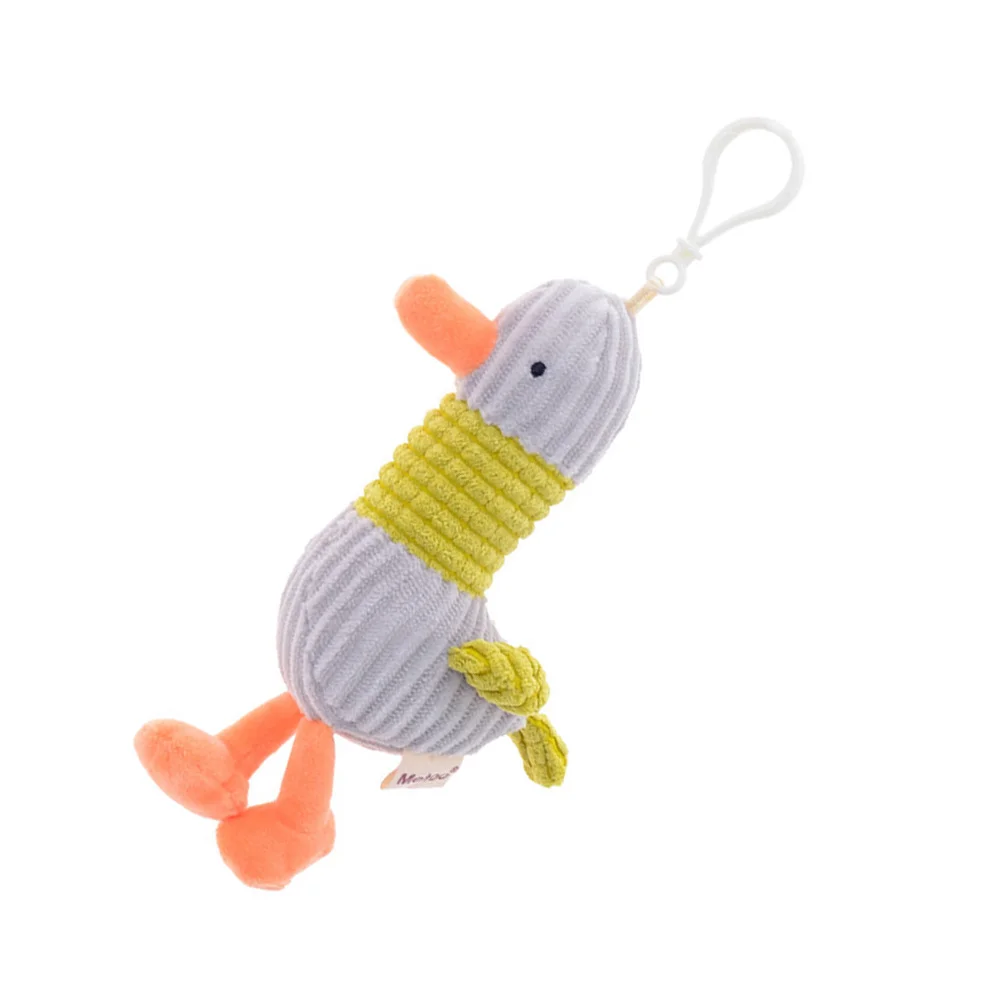 1Pc Seagull Keychain Cartoon Plush Key Ring Lovely Hanging Pendant Key Chain Party Favor (Random Color)