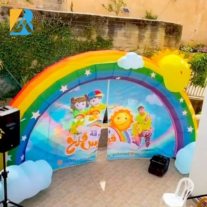 Arco de festa grande e atraente personalizado para brinquedos de decoração de planejamento de eventos