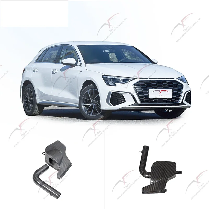 Suitable For AUDI A3 1.4T Golf8 Automotive Parts Carbon Fiber Cold Intake System Kit Cold Intake Filtration System