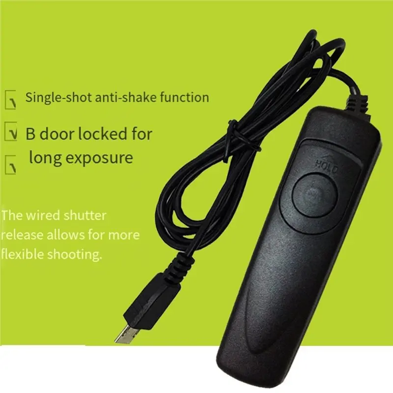 3CGRO-Wired Remote Shutter Release Cable For Sony A7R RX100III A6500 A6300 A7RII A7SII HX50 Camera