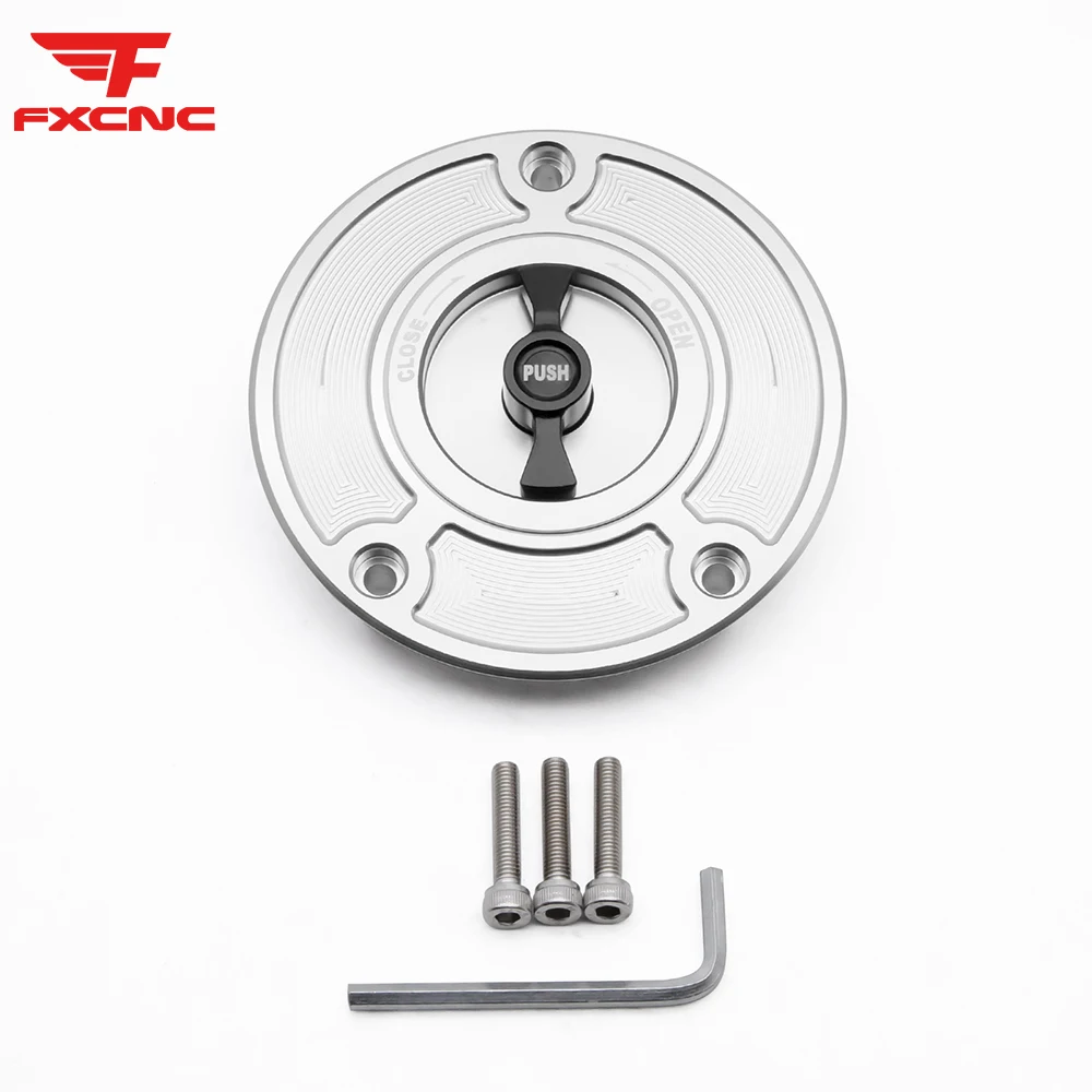 For SUZUKI GSXR 1300/Hayabusa 2008 - 2013 Motorcycle Fuel Tank Cap Gas Cap Cover Keyless