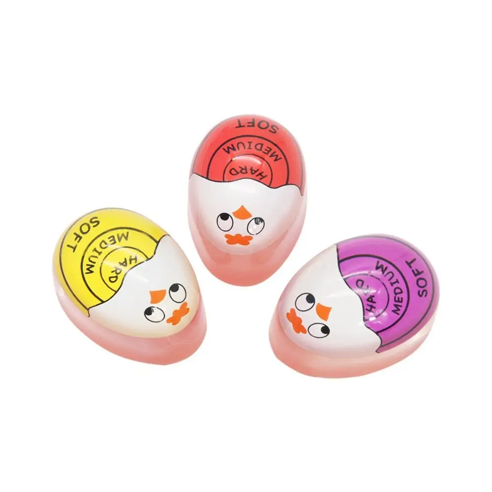 Home Use Food Grade Boiled-egg Reminder Eco-Friendly Exquisite Boiled Egg Timer Soft Resin Egg Timer Home Decor