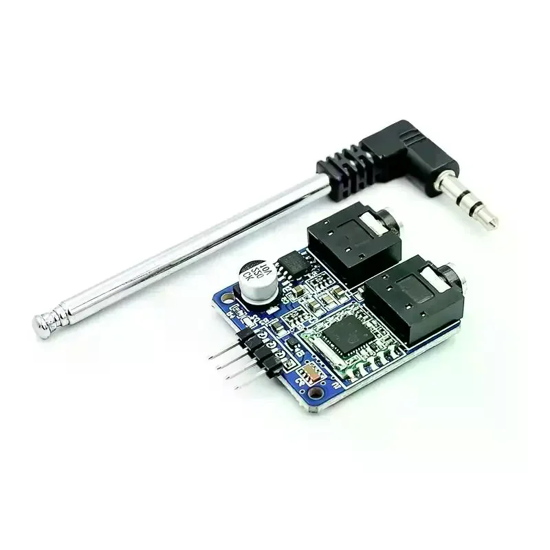 Radio Station TEA5767 FM Stereo Radio Module For 76-108MHZ With Free Cable Antenna