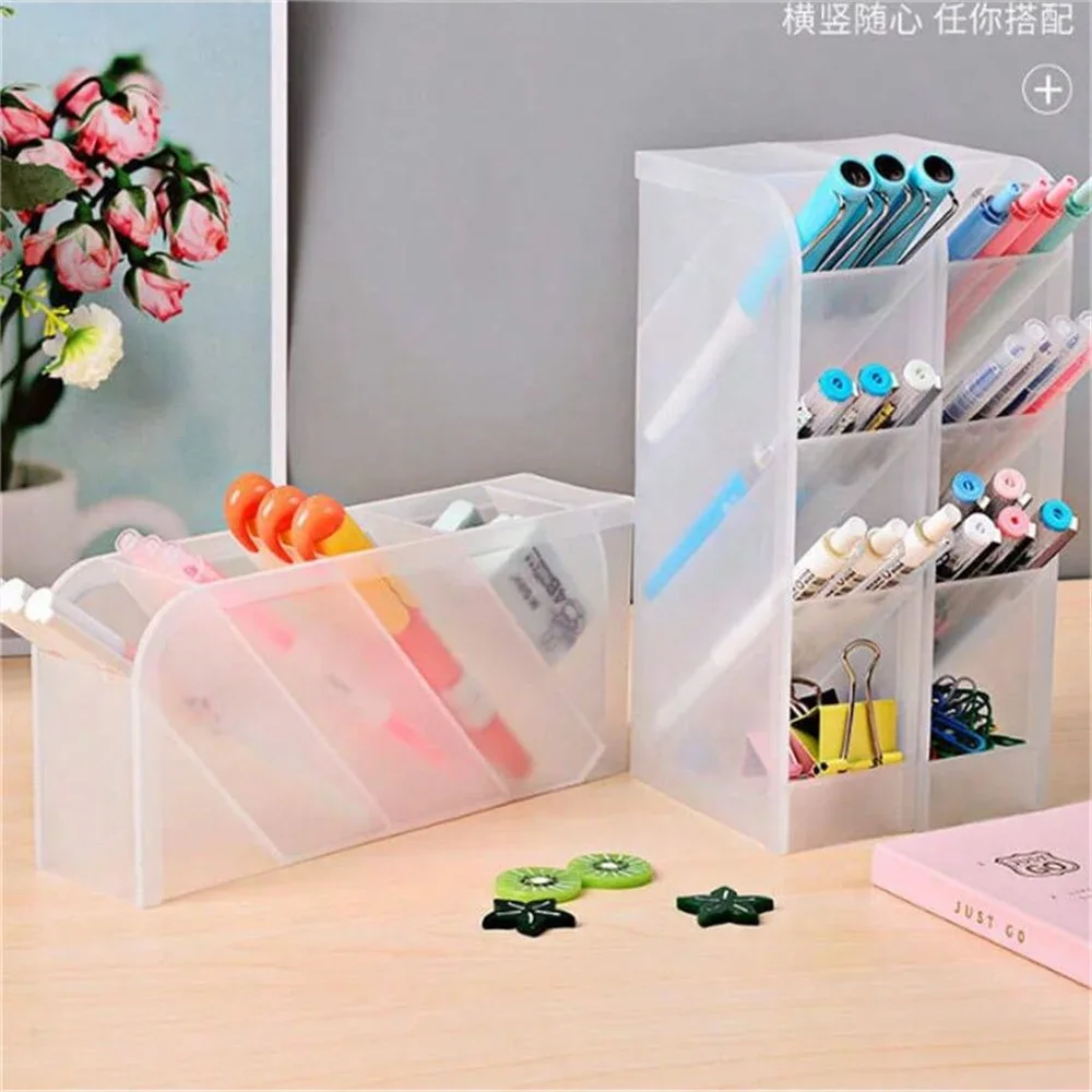 1pc Multi-Layer Pen Holder & Cosmetic Brush Storage Holder - Perfect for Office & School Supplies Stationary for Home Office