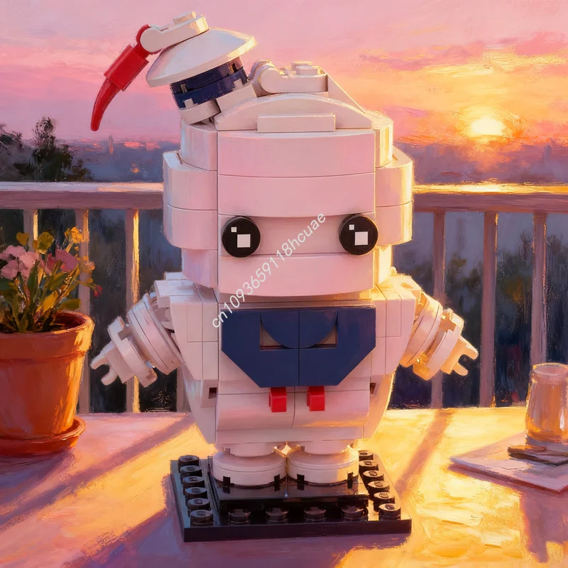 

150 шт. MOC Bibendum Chamallow Brickheadz Модель Строительные блоки Строительные игрушки Рождественские подарки Творческая идея Образовательный кирпич