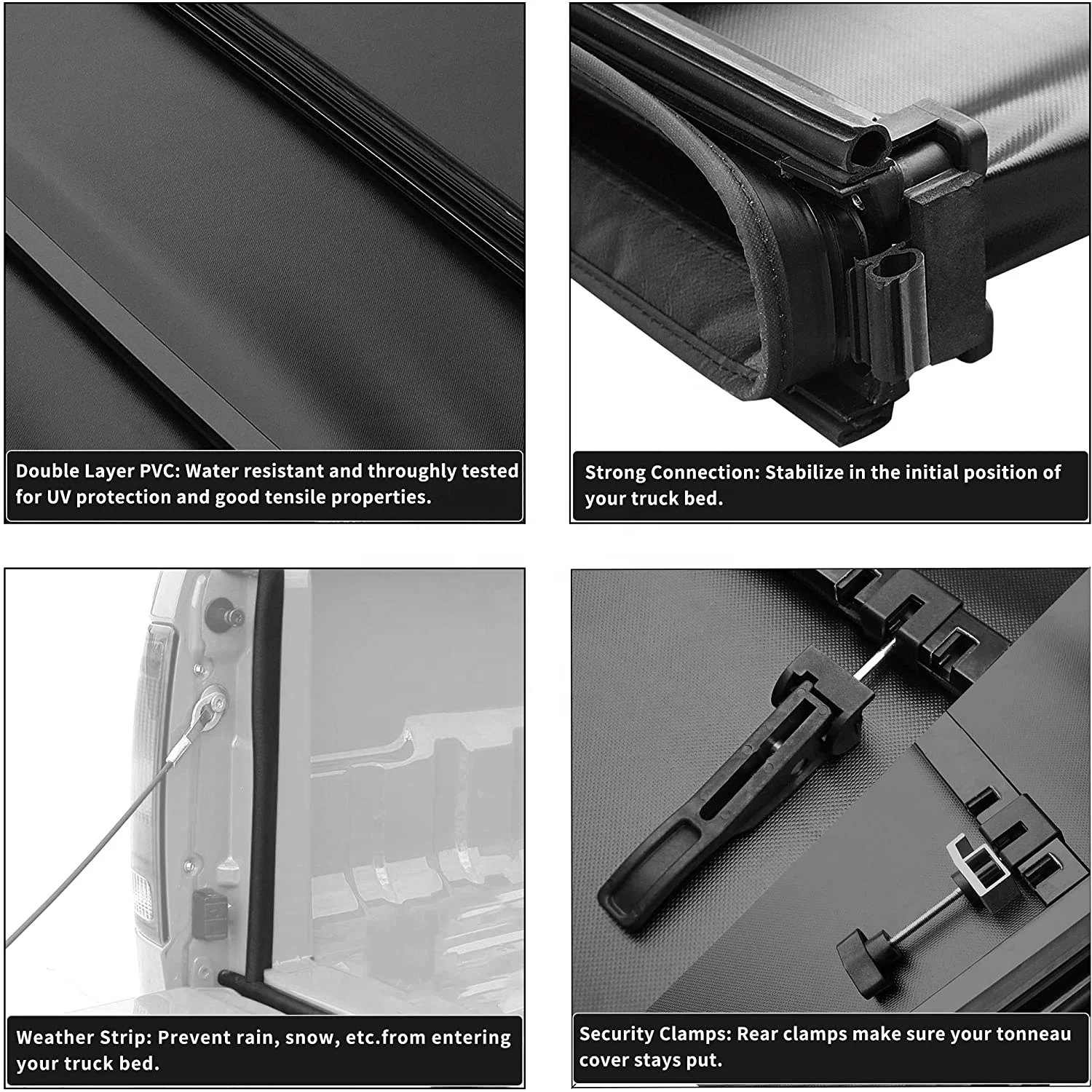 Soft four fold dodge ram tonneau covers Truck Bed Tonneau Cover for Dodge Ram No Ram Box 1500 2500 3500 6\'4\