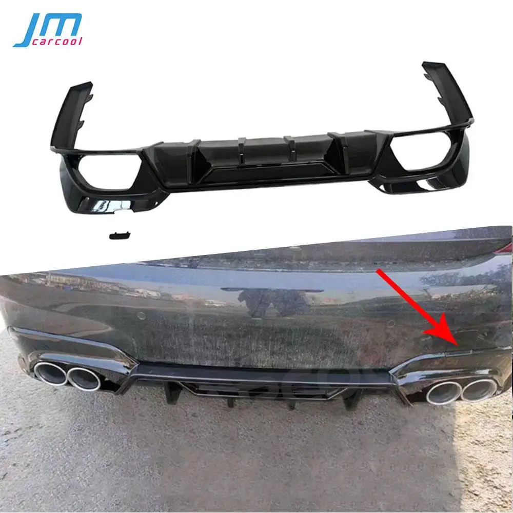 

ABS Gloss Black 3Pcs Rear Bumpers Lip Car Diffuser for BMW 3 Series G20 G28 M Sport 2019- 2021 With Side Splitters Accessories