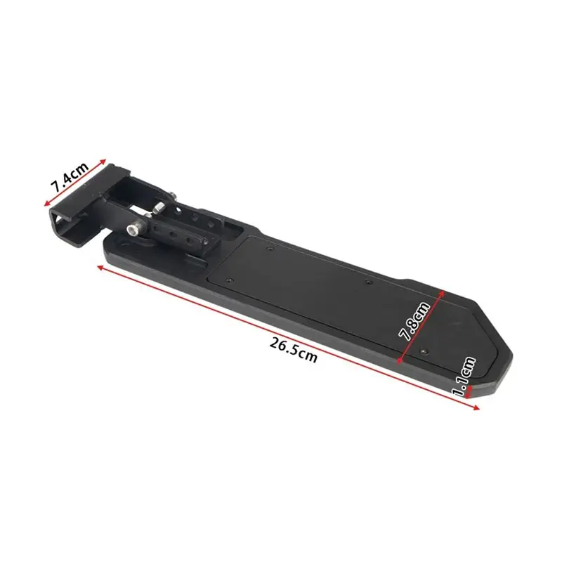 Leading-Dead Pedal Driver Foot Rest Left Side Kick Panel For Jeep Wrangler JL JLU 4XE For Gladiator JT Anti-Slip 2018-2022 Black