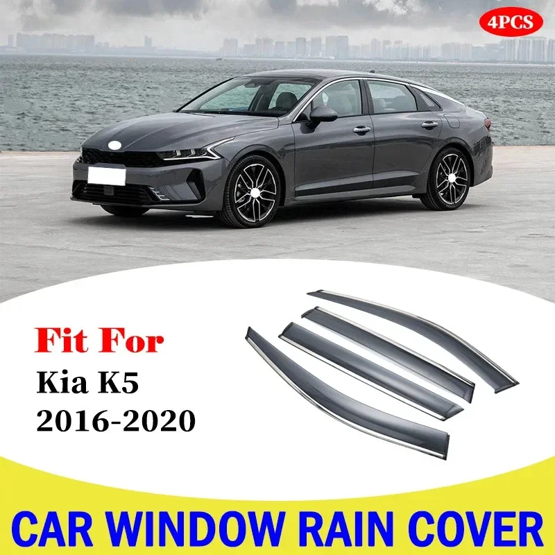 

Window Deflectors For Kia K5 2016-2020 Car Window Deflector Wind Guard Vent Sun Rain Visor Cover Car Styling Accessories