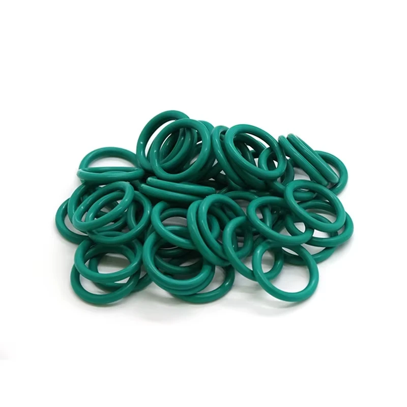 5~30Pcs Thicknes CS 1/1.5/2mm FKM Green Fluorine Rubber O-Ring OD 4~70mm O-Rings Sealing Gasket Oil Acid&Alkali Resistant Washer