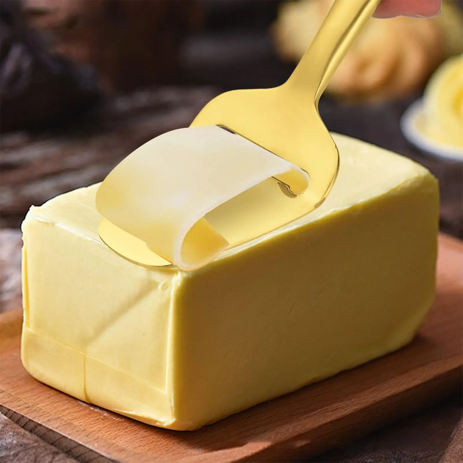 Multifunctional Cheese Slicer in Use