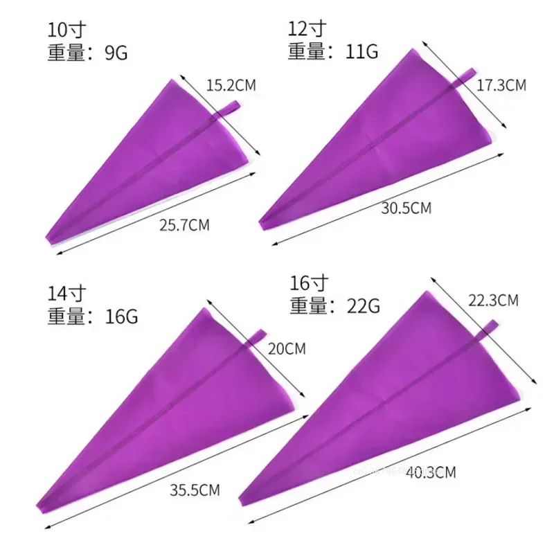 Силиконовые кондитерские мешки для глазировки «сделай сам», многоразовый мешок для крема, инструменты для украшения капкейков, кухонные аксессуары,