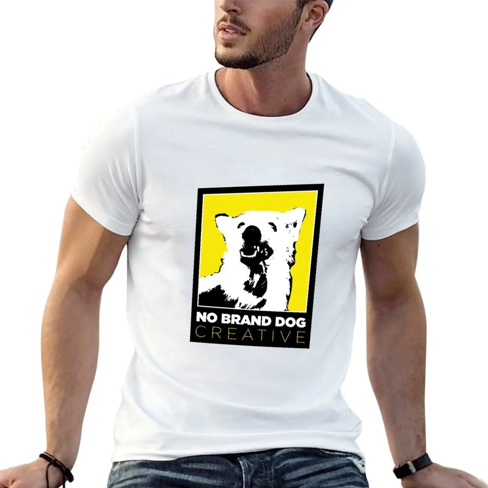 

No Brand Dog Creative T-Shirt t shirt man casual cotton t shirts high quality T-Shirt