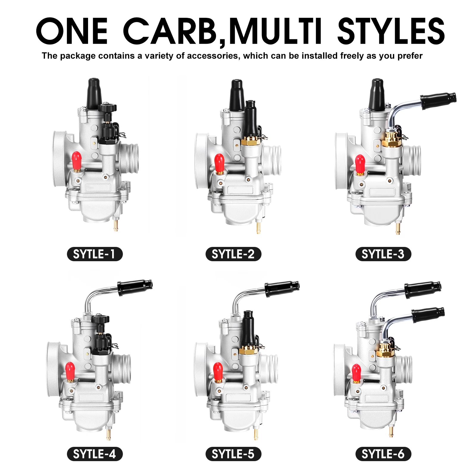 ZSDTRP جديد CP بوليني المكربن 15/17.5/19/21/23/24 مللي متر لمحرك PUCH MAXI PIAGGIO 50cc 100cc