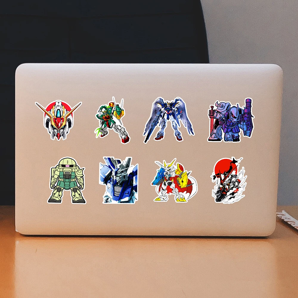 10/30/50PCS Anime GUNDAM Graffiti Stickers DIY Skateboard Laptop Helmet Phone Luggage Car Decal Funny Sticker Decals for Kids