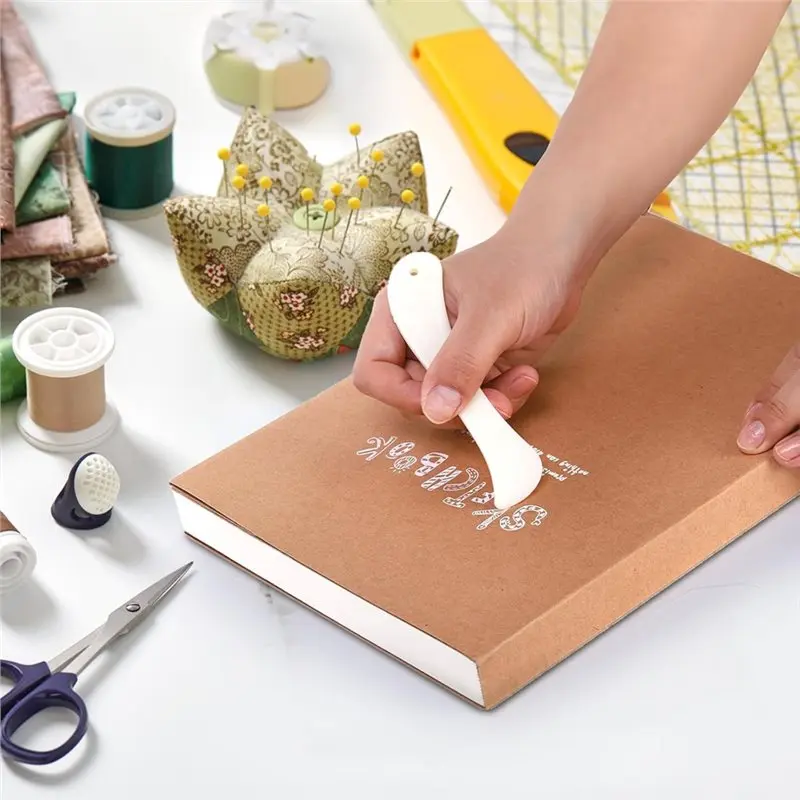 12Pcs Book Binding Cloth Kits,Bookbinding Clothes Fabric Mesh,Bone Folder Paper Creaser and Brushes for Old Books