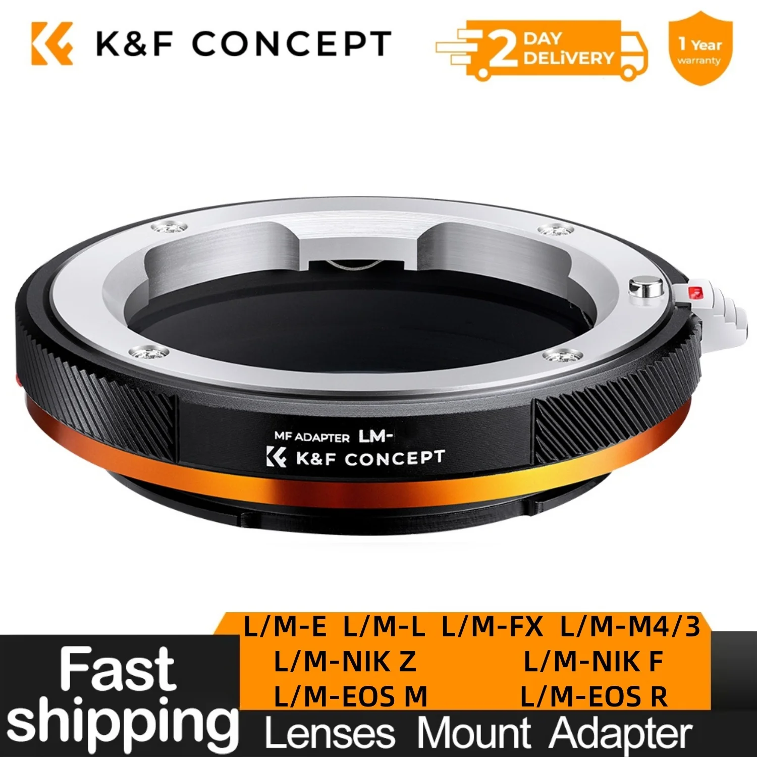 K&F CONCEPT 2 Stück Step Up Ring Filter-Adapterring 55-67mm,Objektiv K&F CONCEPT 2 Stück Step Up Ring Filter-Adapterring 55-67mm,Objektiv