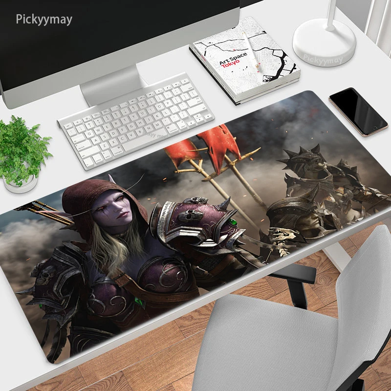 World Of Warcraft Mouse Pad Computer Laptop Mouse Mat Large Mousepad Keyboards Table Carpet  Gaming Desk Play Mats Locking Edge