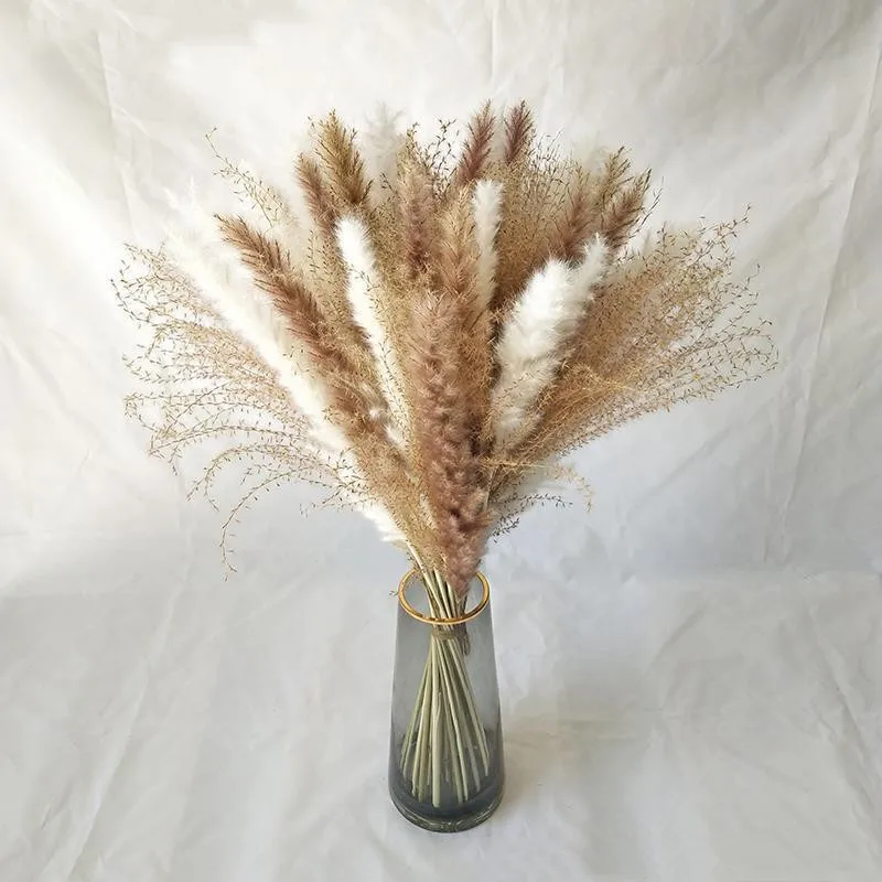 

Pampas Grass Autumn Decoration and Table Accessories Christmas Decor 2023 Dried Flower Wall Vase Wedding Supplies Centerpiece