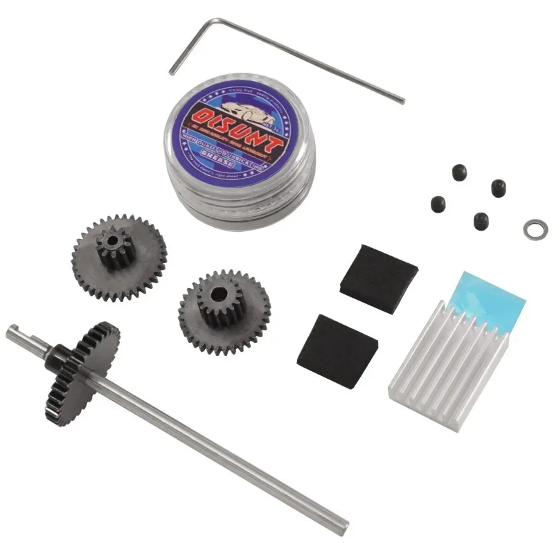A30F-Gear aletas de refrigeración caja de cambios de Metal Control remoto Kit de actualización de coche para FY004 FY003 FY001 juego de aceite de engranaje