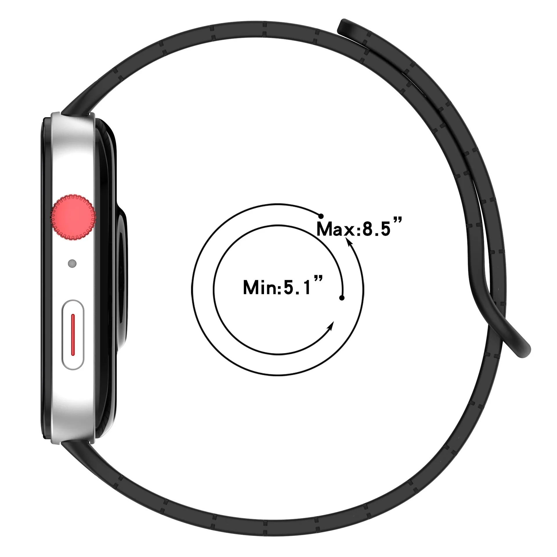 حزام مغناطيسي لساعة هواوي فيت 4 برو/4/3 حزام كوريا ملحقات بديلة من السيليكون سوار هواوي فيت 3 4 كورياس
