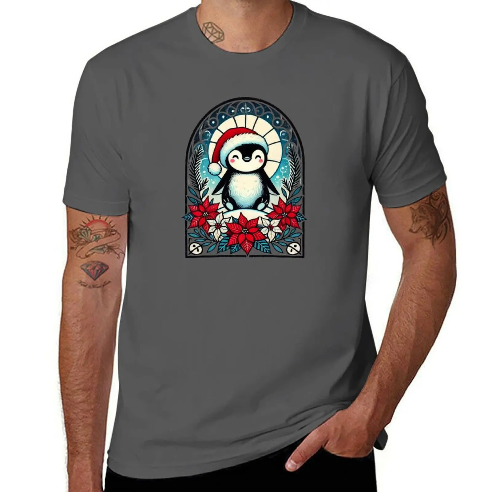 

Christmas Penguin T-Shirt graphic tee shirt sublime man t shirt designer shirts shirts men graphic