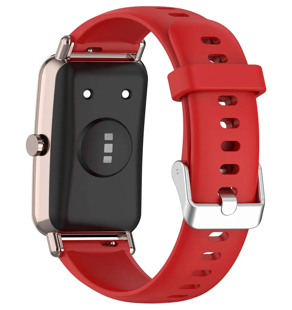 Für Huawei Uhr Fit Mini Weiche Silikon Armband Armband Gürtel Ersatz Smart Uhr Armband Zubehör Für Huawei Band B6 B3 – Detail 8