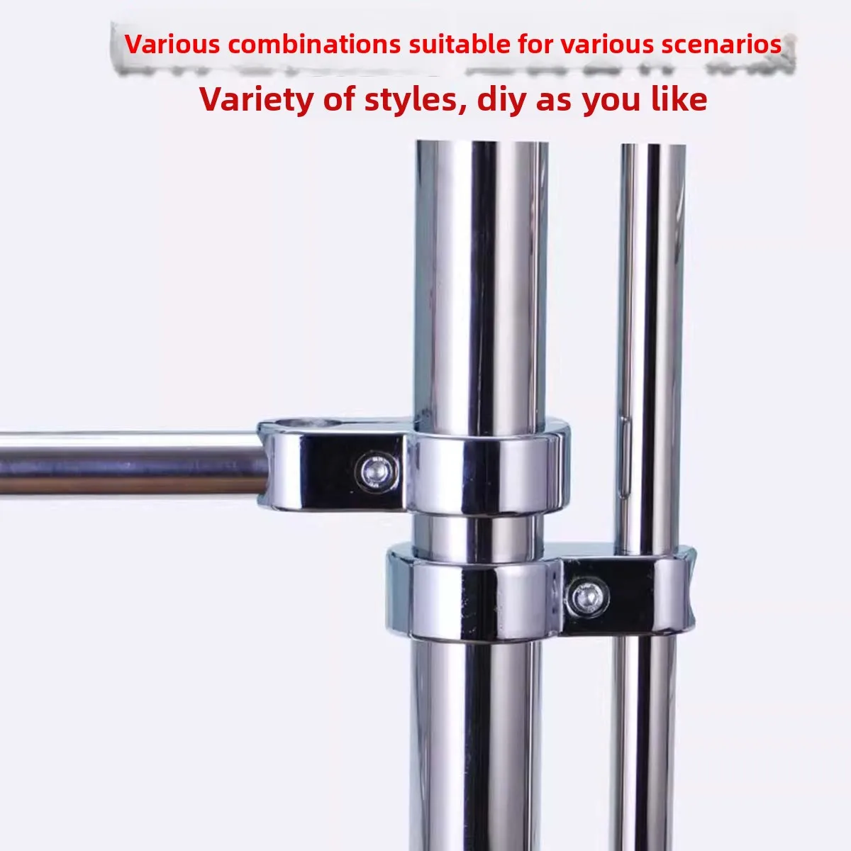 32 To 25 To 22mm Adapter, Two-Way Large Pipe To Small Pipe Combination Joint, Stainless Steel Pipe, Easy To Remove Fastener