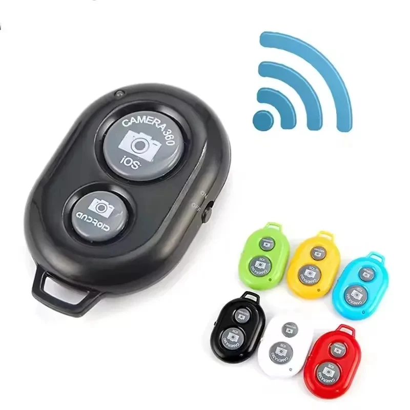 1/2pcs Bluetooth Camera Remote For Smartphones Wireless Camera Remote Control Compatible Phone Selfie Stick Shutter Self-Timer