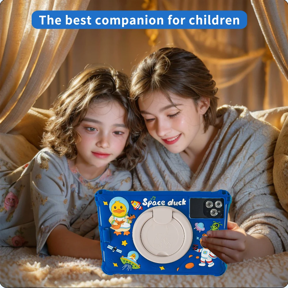 10.1인치 어린이용 태블릿 PC 안드로이드11 OS 4GB 램 64GB 저장용량, 유심칩 및 3G 인터넷 지원, 어린이 앱 소프트웨어 지원